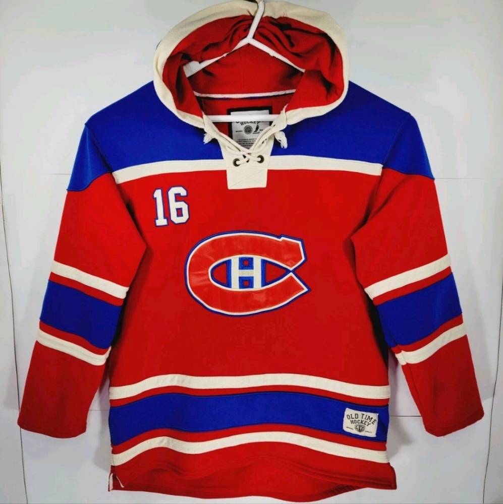 Old Time Hockey Henri Richard #16 Size XL Hoodie Montreal Canadiens Jersey